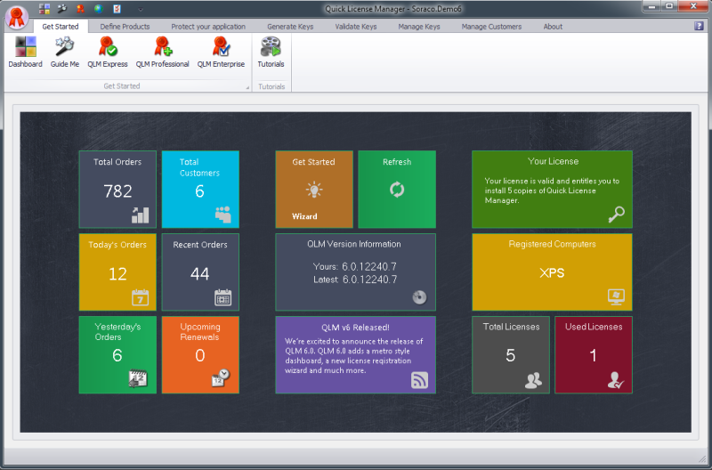 Quick License Manager Screenshot